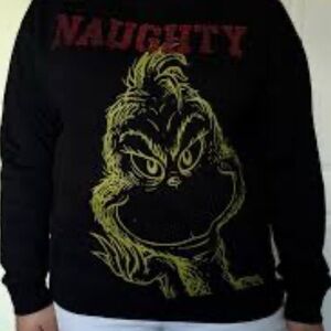 Black Grinch Naughty Sweater